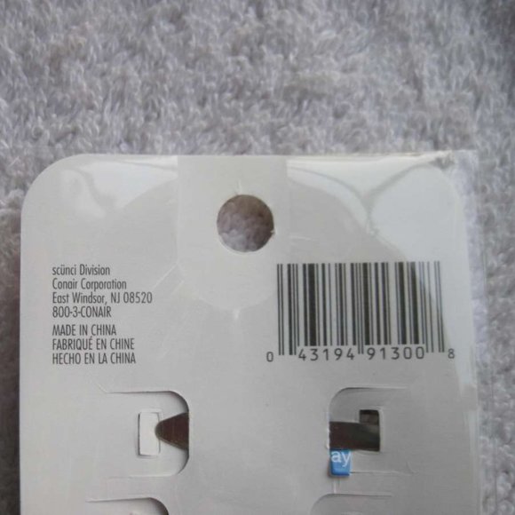 8 Scunci Colored Hue Matte Soft Touch Epoxy Metal Snap Contour Hair Clips Conair - Picture 4 of 5